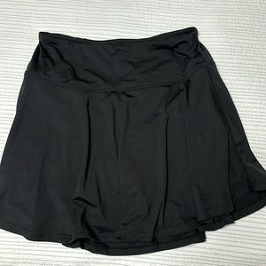 Black tennis skirt
